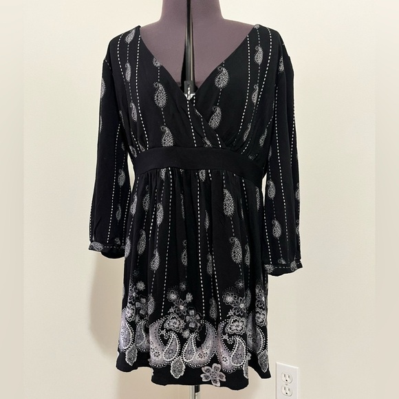 A Pea in the Pod Tops - A Pea in the Pod Paisley Print Maternity Top Size L